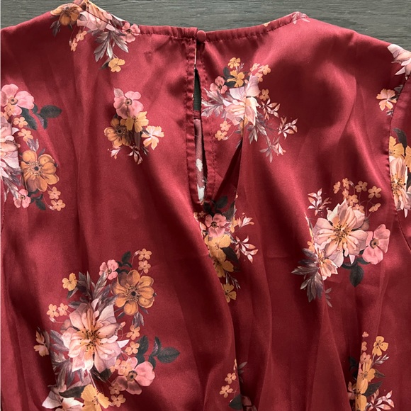 EverNew Shona shirred waist midi satin dress SZ 10 - Picture 11 of 12